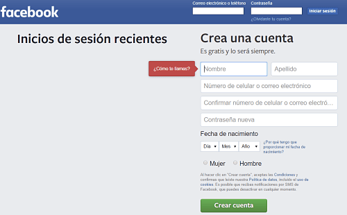 Perfil Personal de Facebook