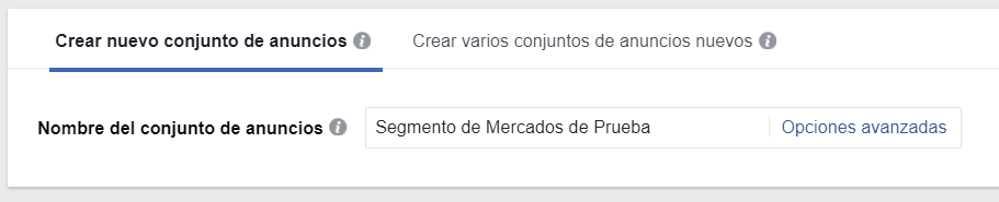Nombra Tu Conjunto de Anuncios