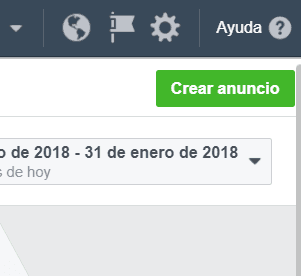 Opción Crear Anuncio