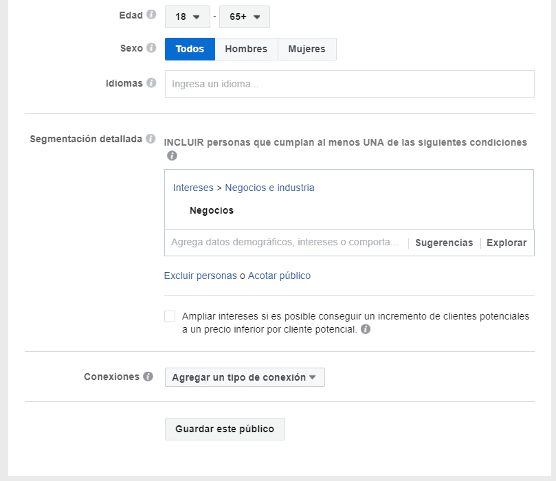 Otros Datos de Tu Mercado Objetivo