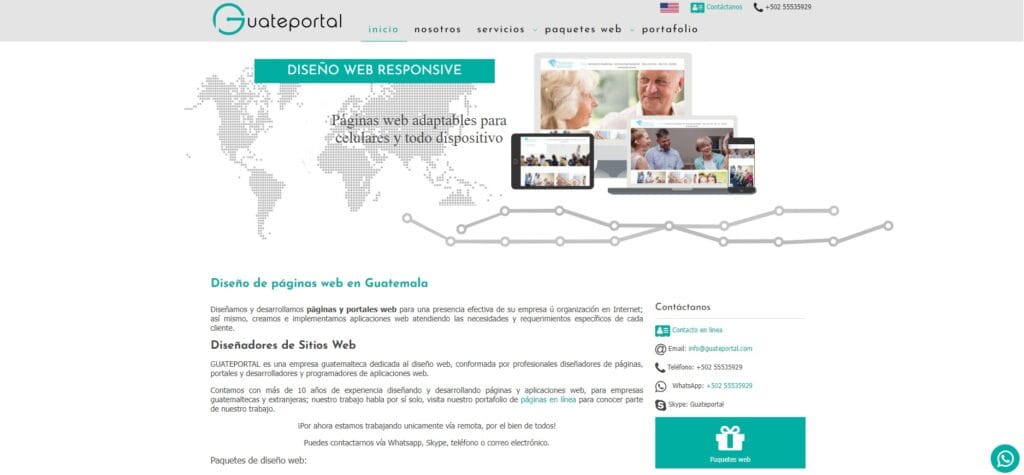 Guateportal Páginas Web en Guatemala